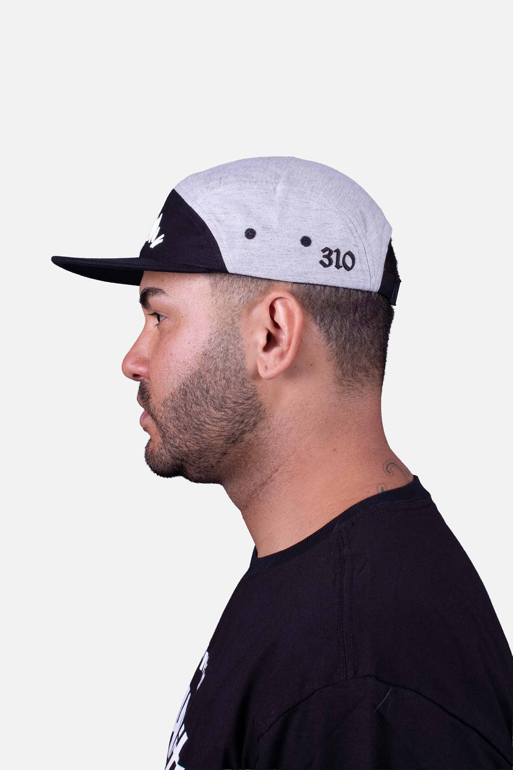 Boné Five Panel Collab Starter X Compton Clic Cinza