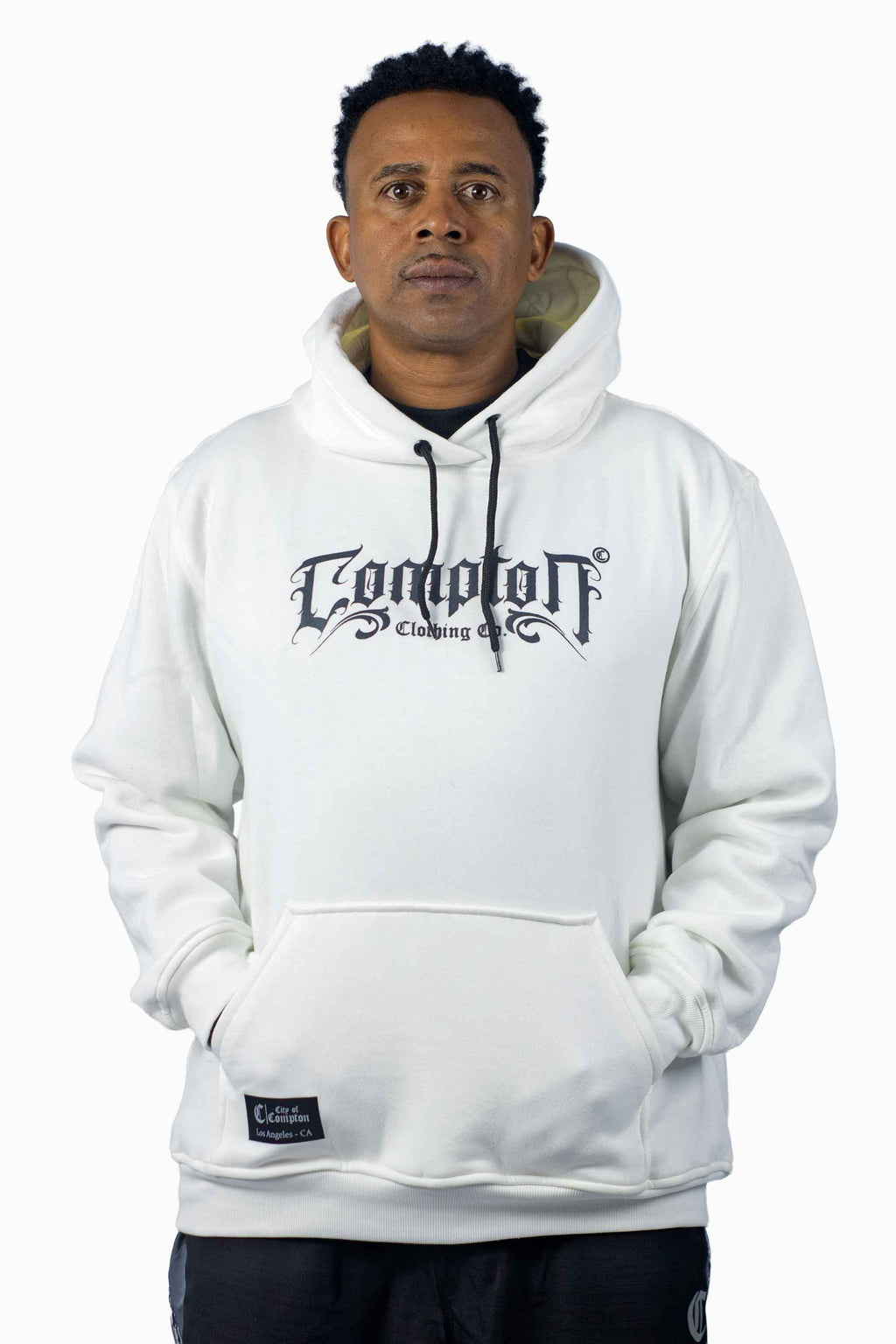 Moletom Compton Canguru Medieval Off White