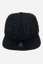 Boné Compton Aba Reta Snapback Cali All Black