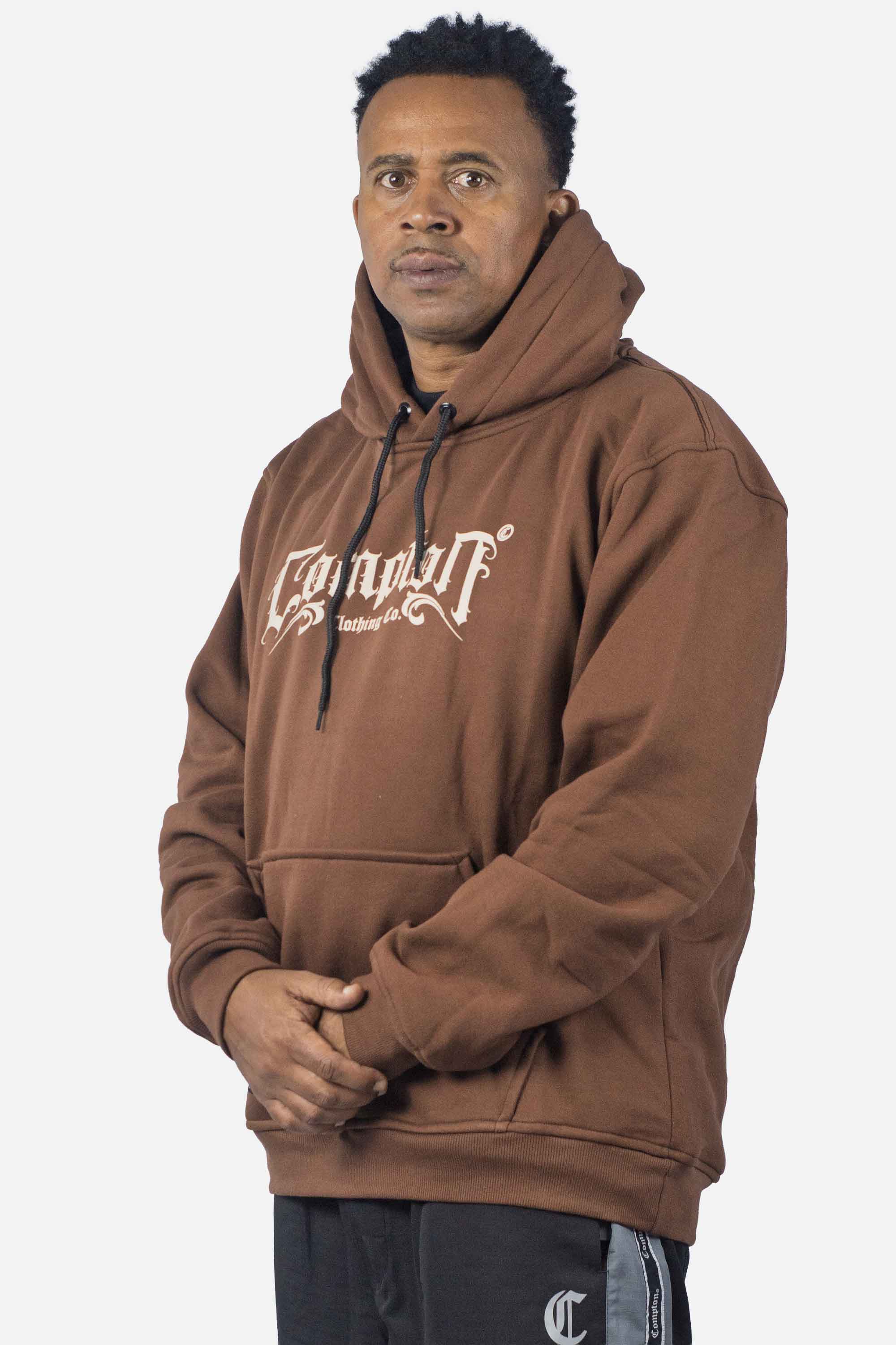 Moletom Compton Canguru Medieval Marrom