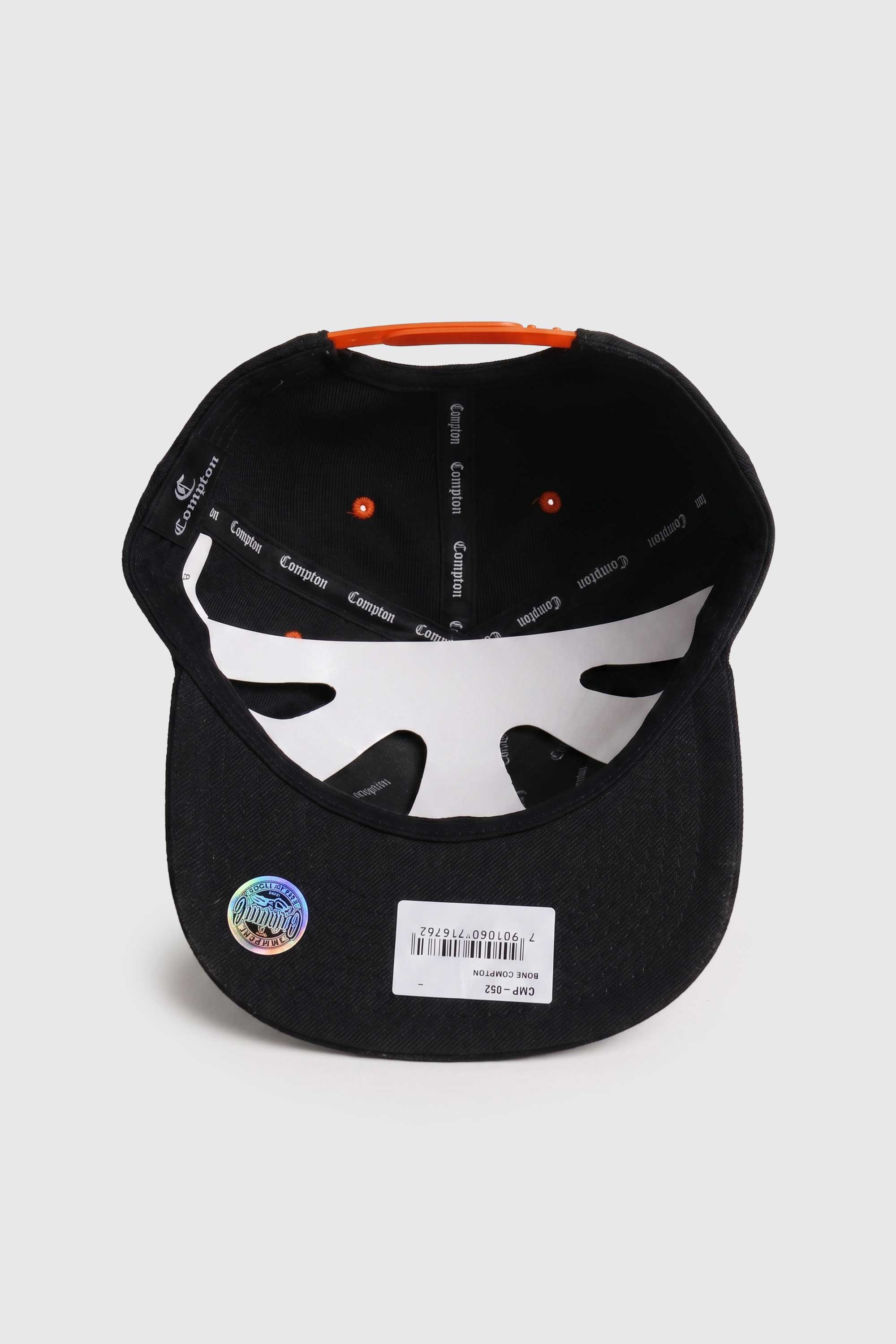 Boné Aba Reta Snapback Compton Hip Hop Legend - Preto