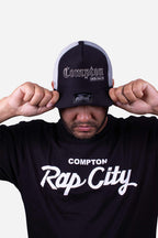 Boné Aba Curva Collab Starter X Compton 310 Cinza