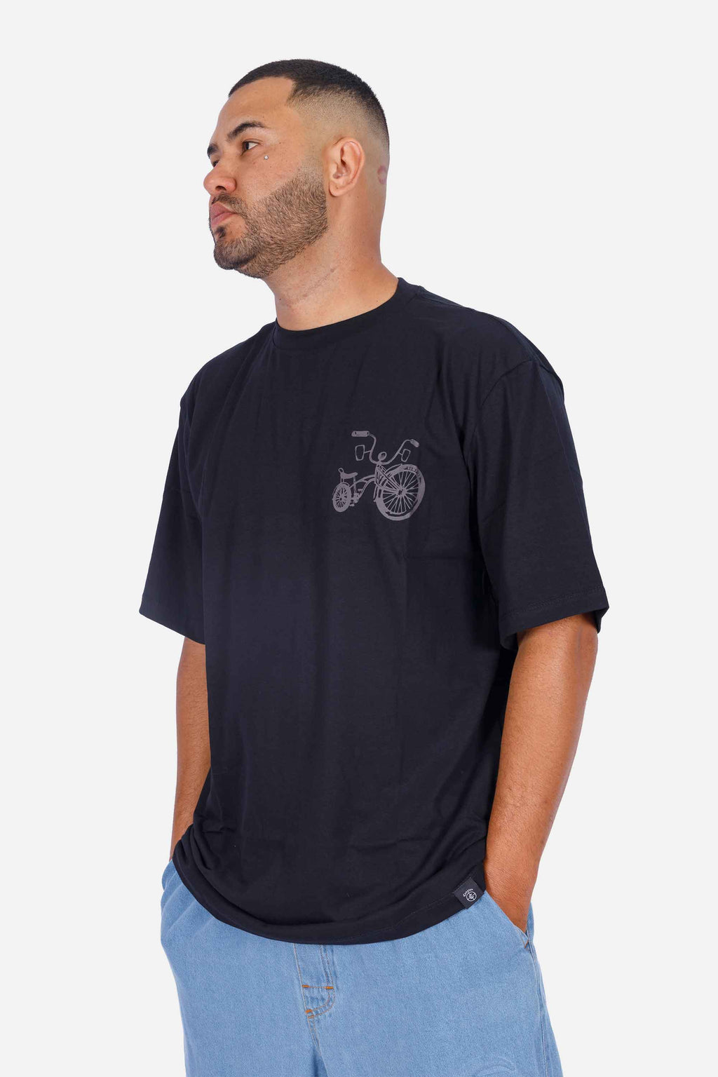 Camiseta Compton Oversized Lowbike Legacy Preto
