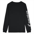 Camiseta Compton Manga Longa Logo Preta