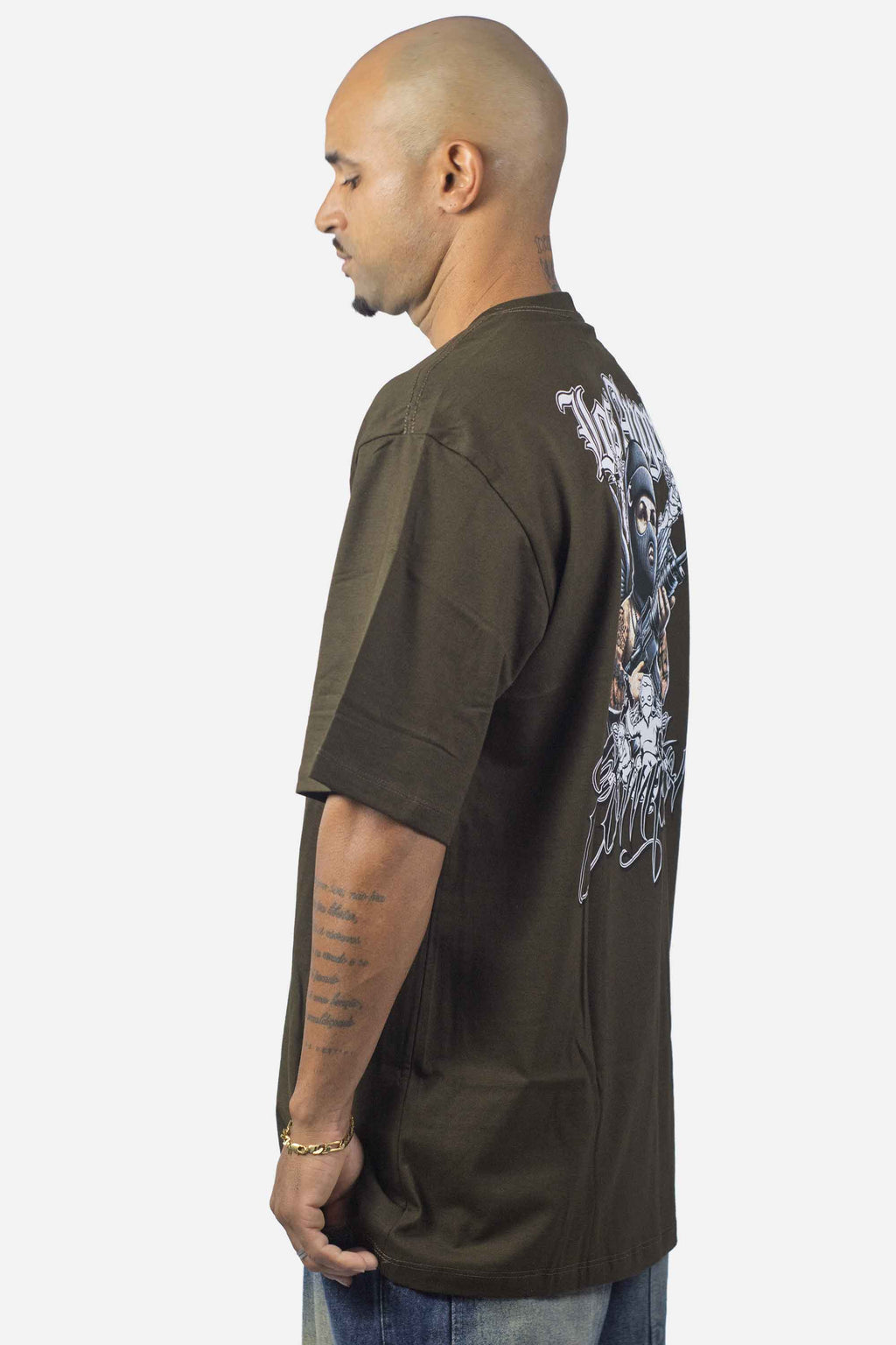 Camiseta Compton Oversized Thug Angel Café