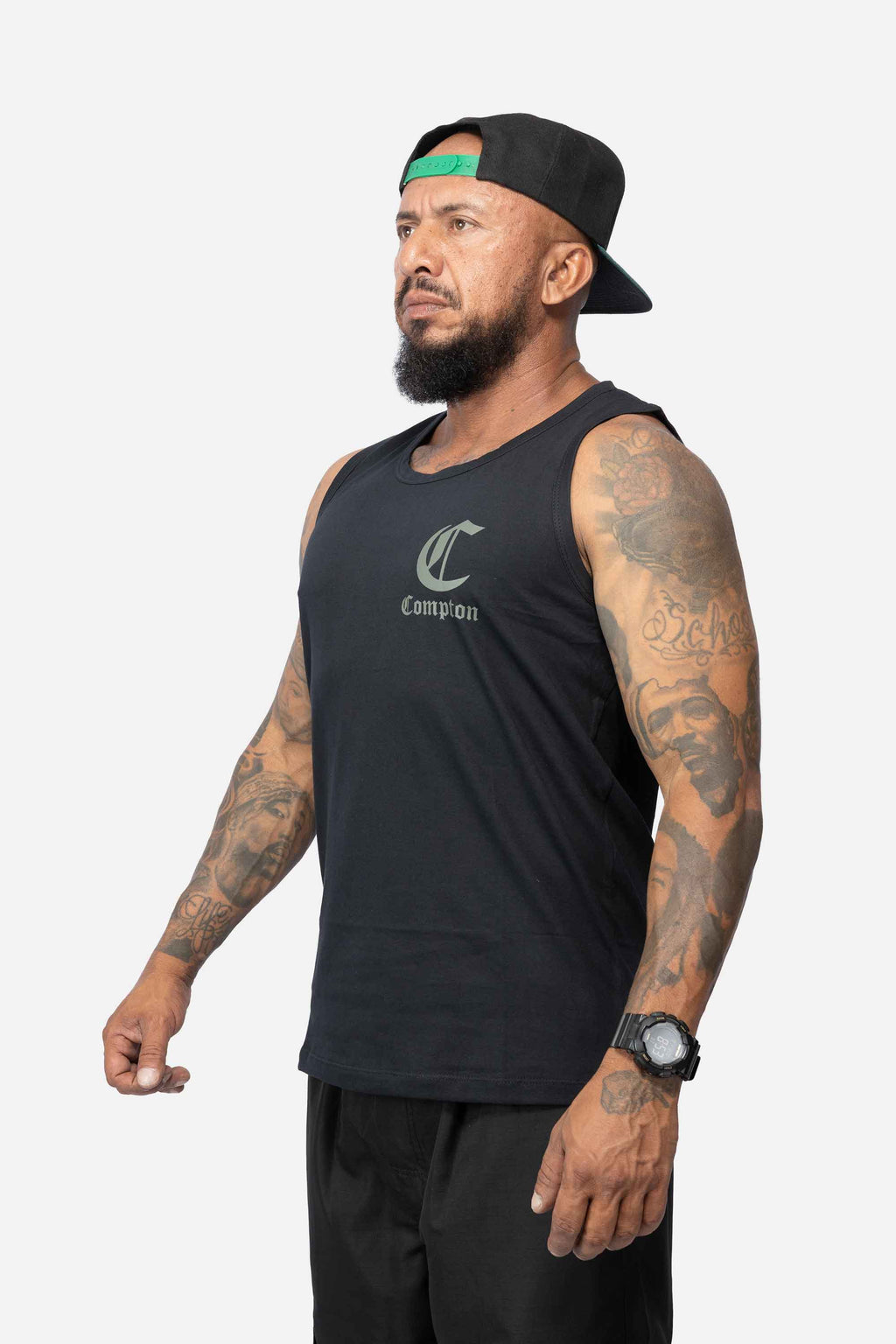 Regata Compton Logo Preta