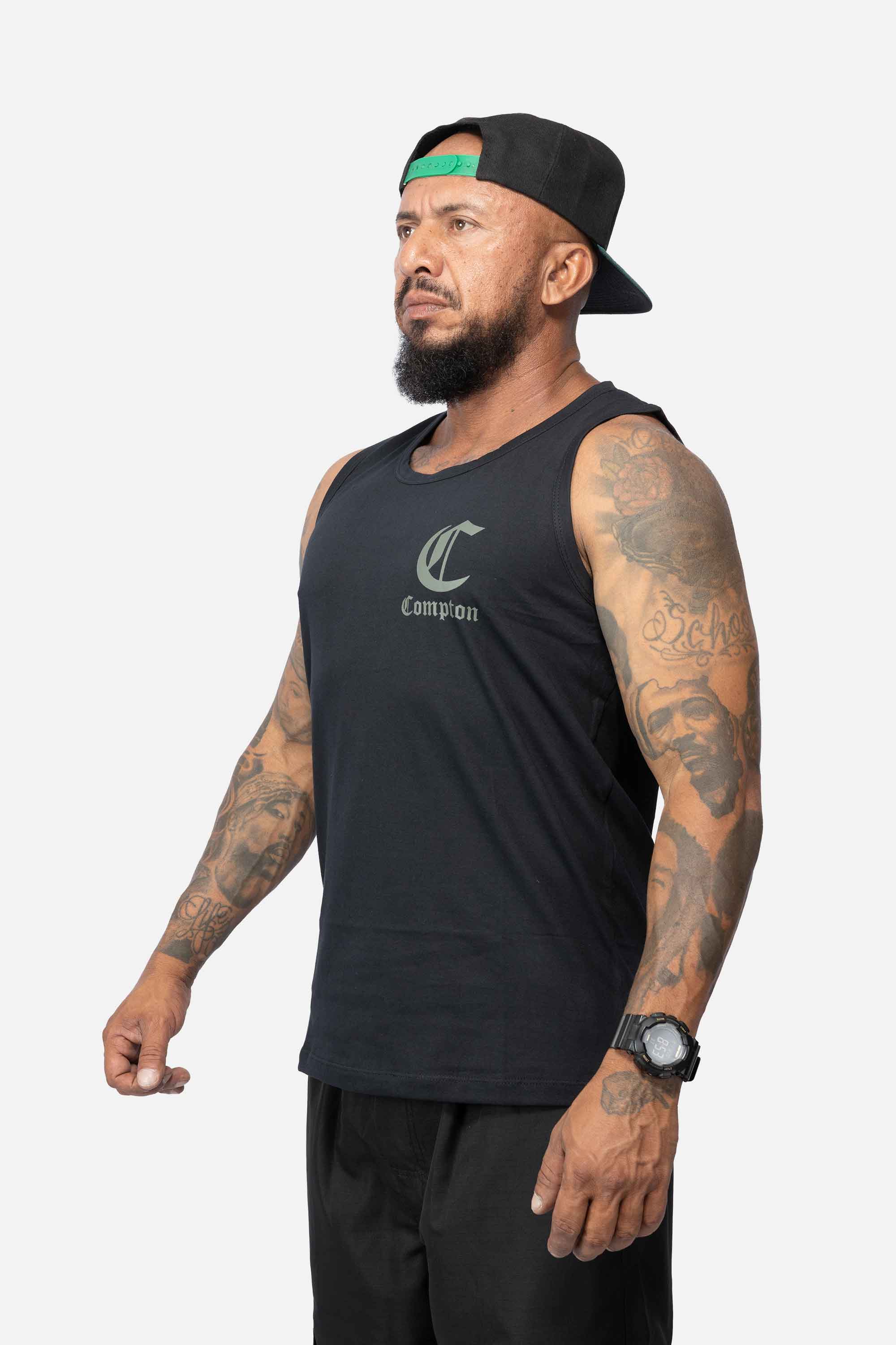 Regata Compton Logo Preta