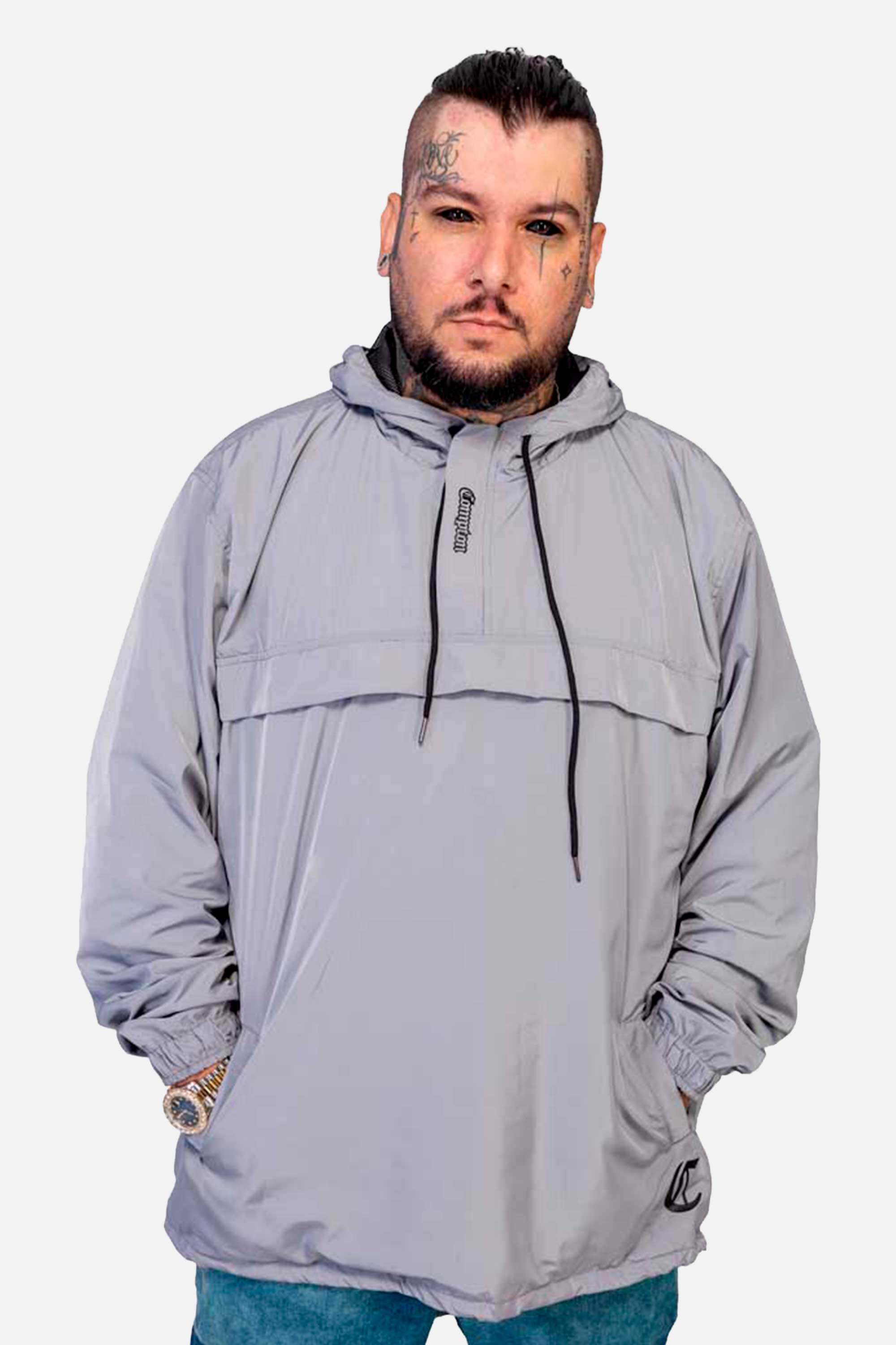 Jaqueta Compton Yourself Anorak Cinza - Estilo e Conforto – COMPTON