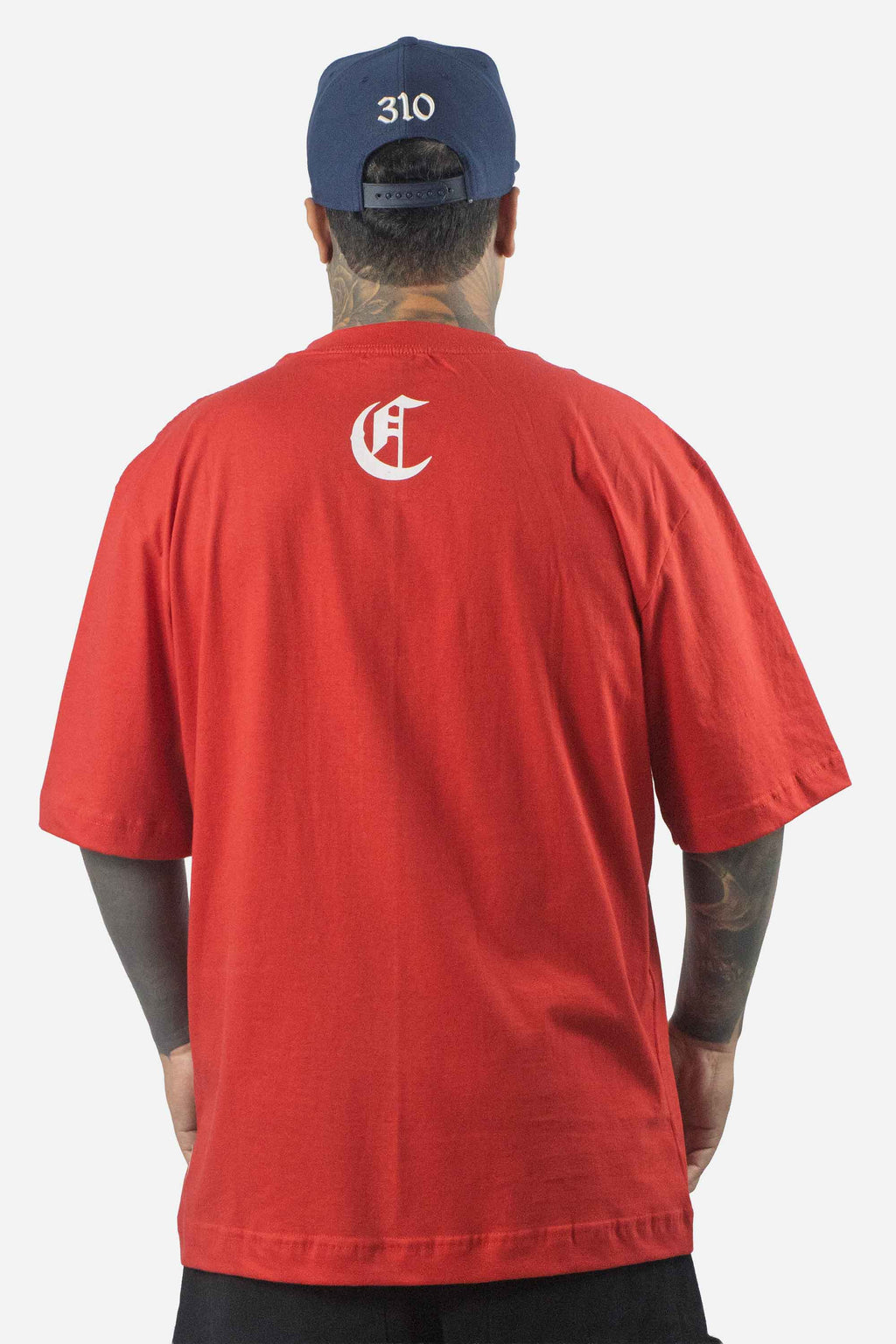 Camiseta Compton Oversized New Logo Furtacor Vermelha