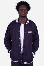 Jaqueta Compton College Bordada Azul Marinho