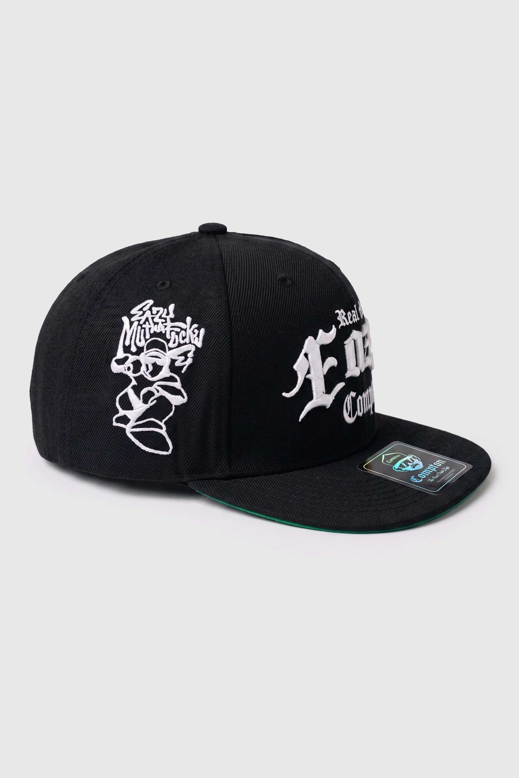 Boné Aba Reta Snapback Compton Real Gangsta Eazy-E - Preto