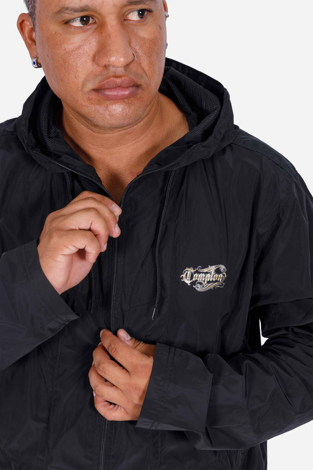 Jaqueta Compton Corta Vento Street Pulse Preta