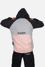 Jaqueta Compton Corta Vento Logo Refletivo Rosa