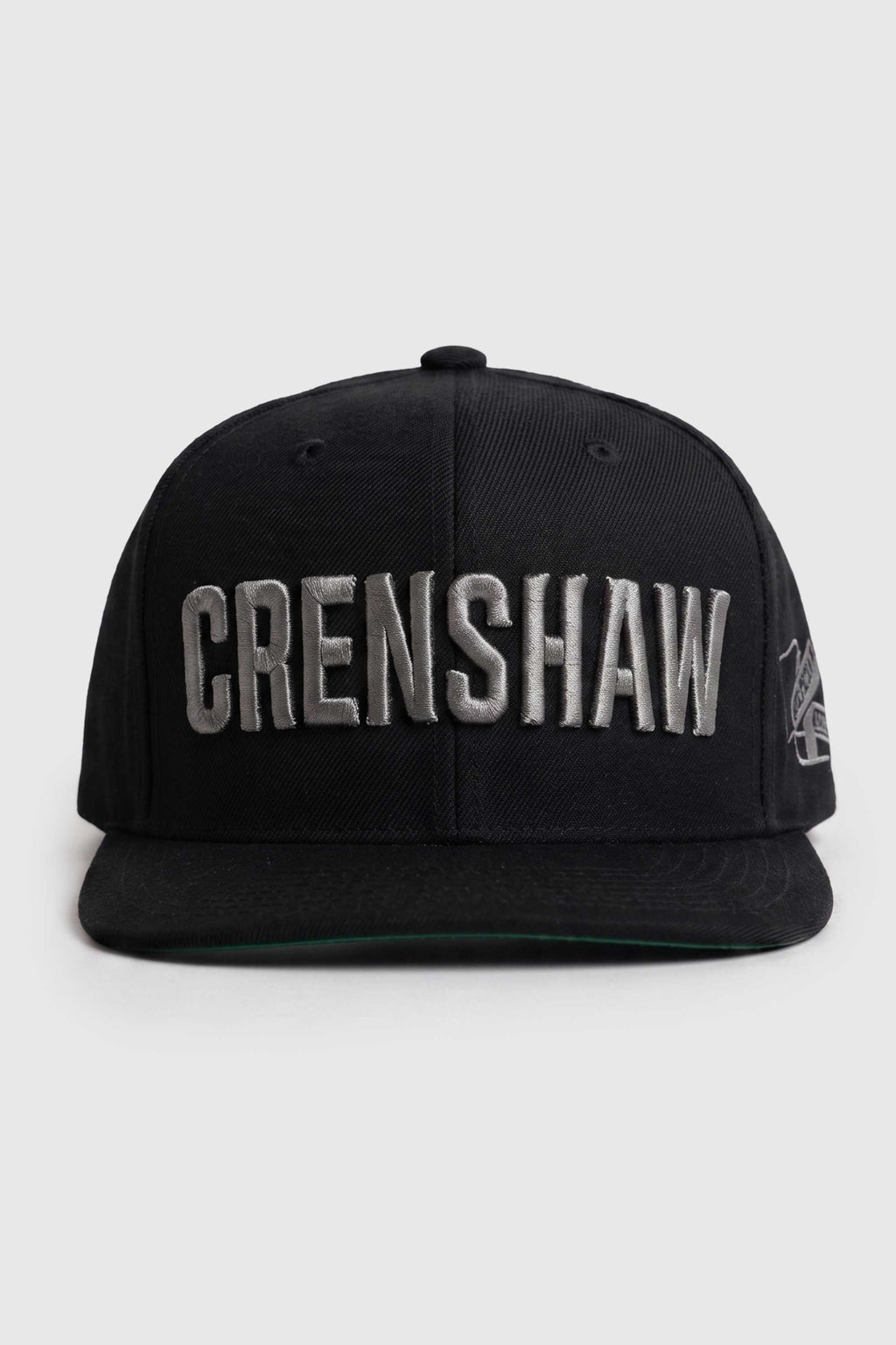 Boné Aba Reta Snapback Crenshaw Block Logo - Preto