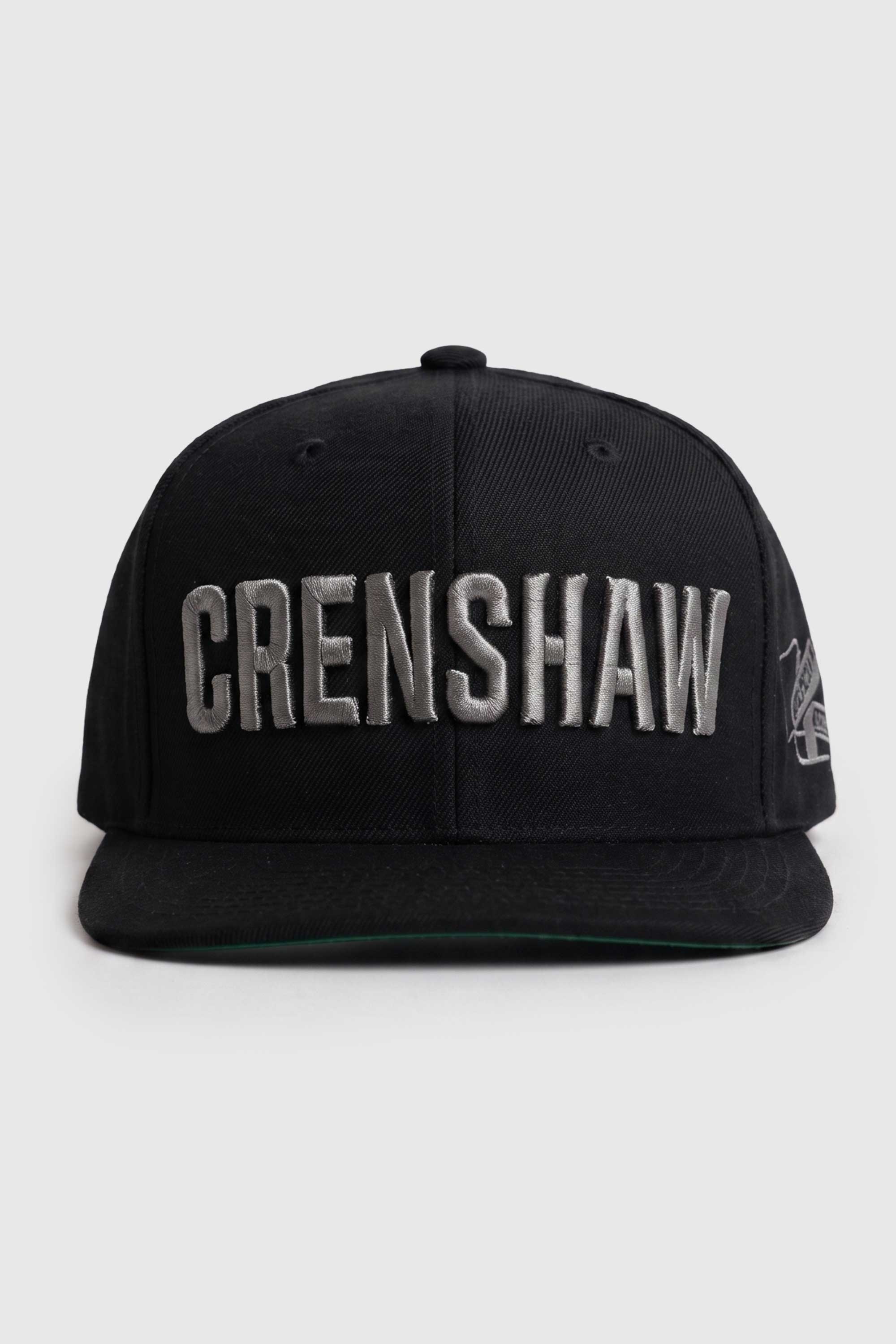 Boné Aba Reta Snapback Crenshaw Block Logo - Preto