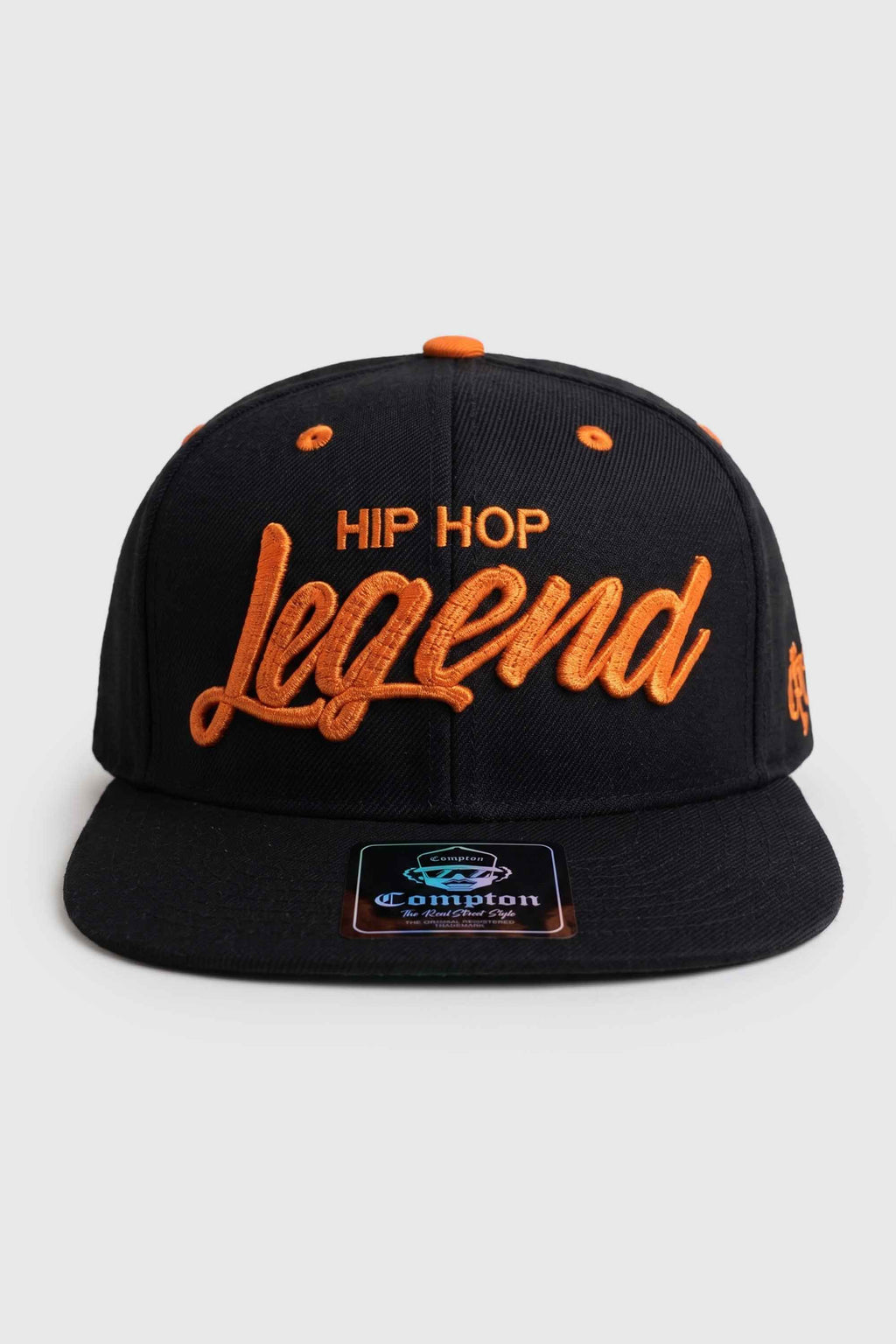 Boné Aba Reta Snapback Compton Hip Hop Legend - Preto