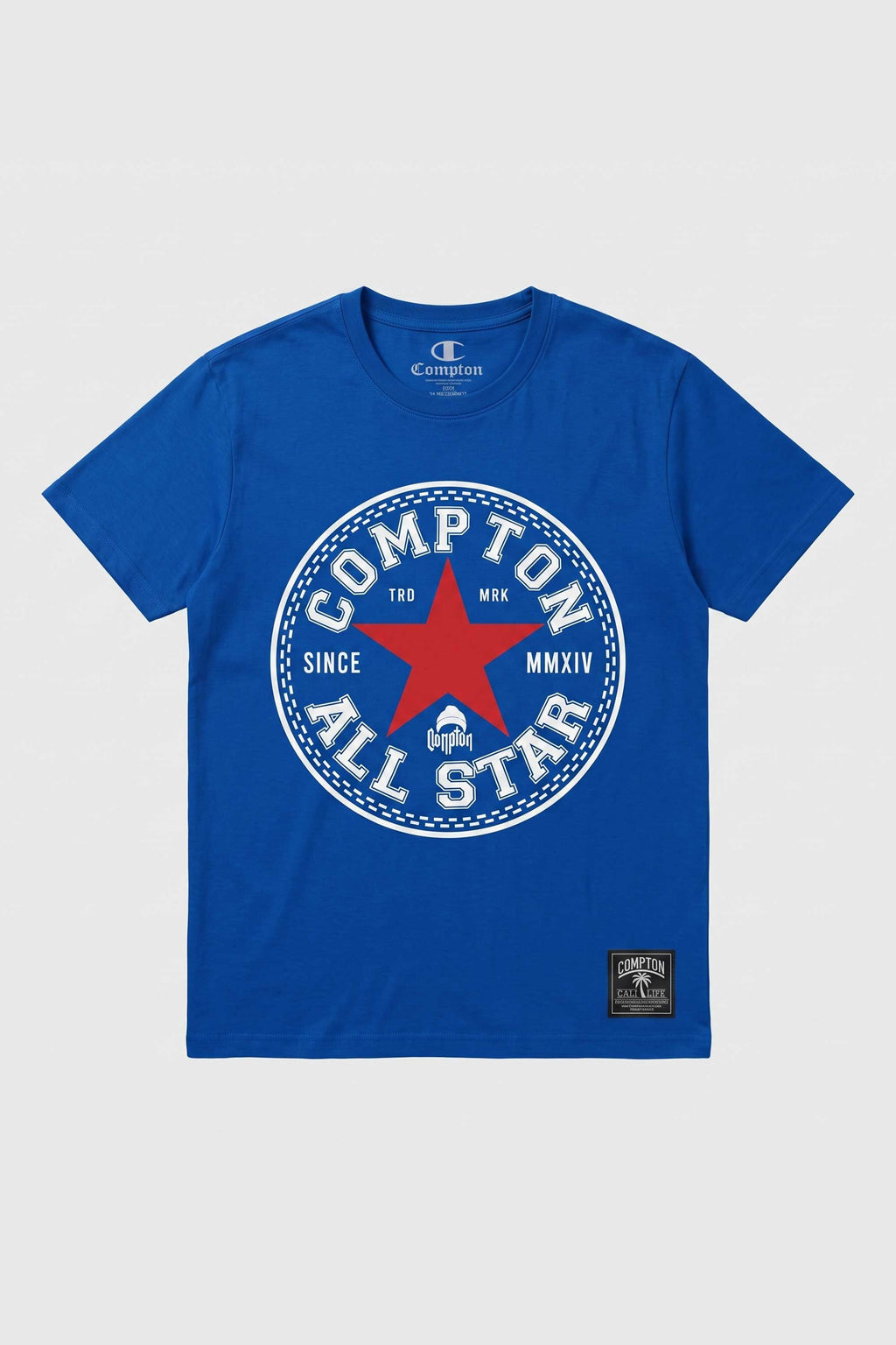 Camiseta Compton Manga Curta All Star Azul