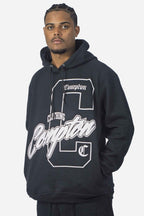 Moletom Compton Canguru Hood Certified Preto