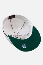 Boné Compton Aba Reta Classic Fechado Branco