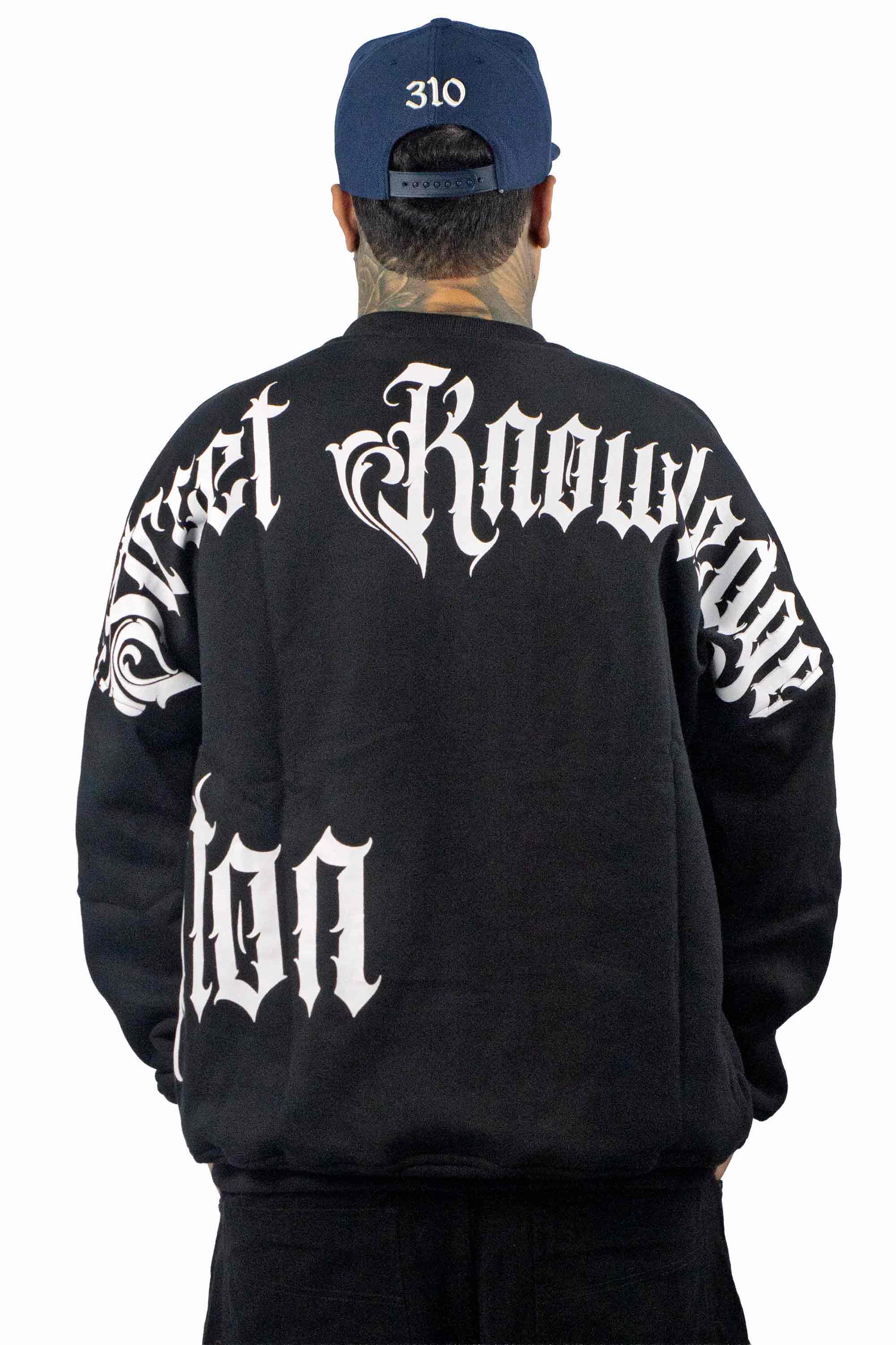 Moletom Compton Careca Morcego Medieval Preto