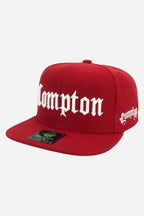 Boné Compton Aba Reta Snapback Classic Vermelho