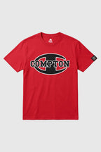 Camiseta Compton Manga Curta Sign Tag Vermelha
