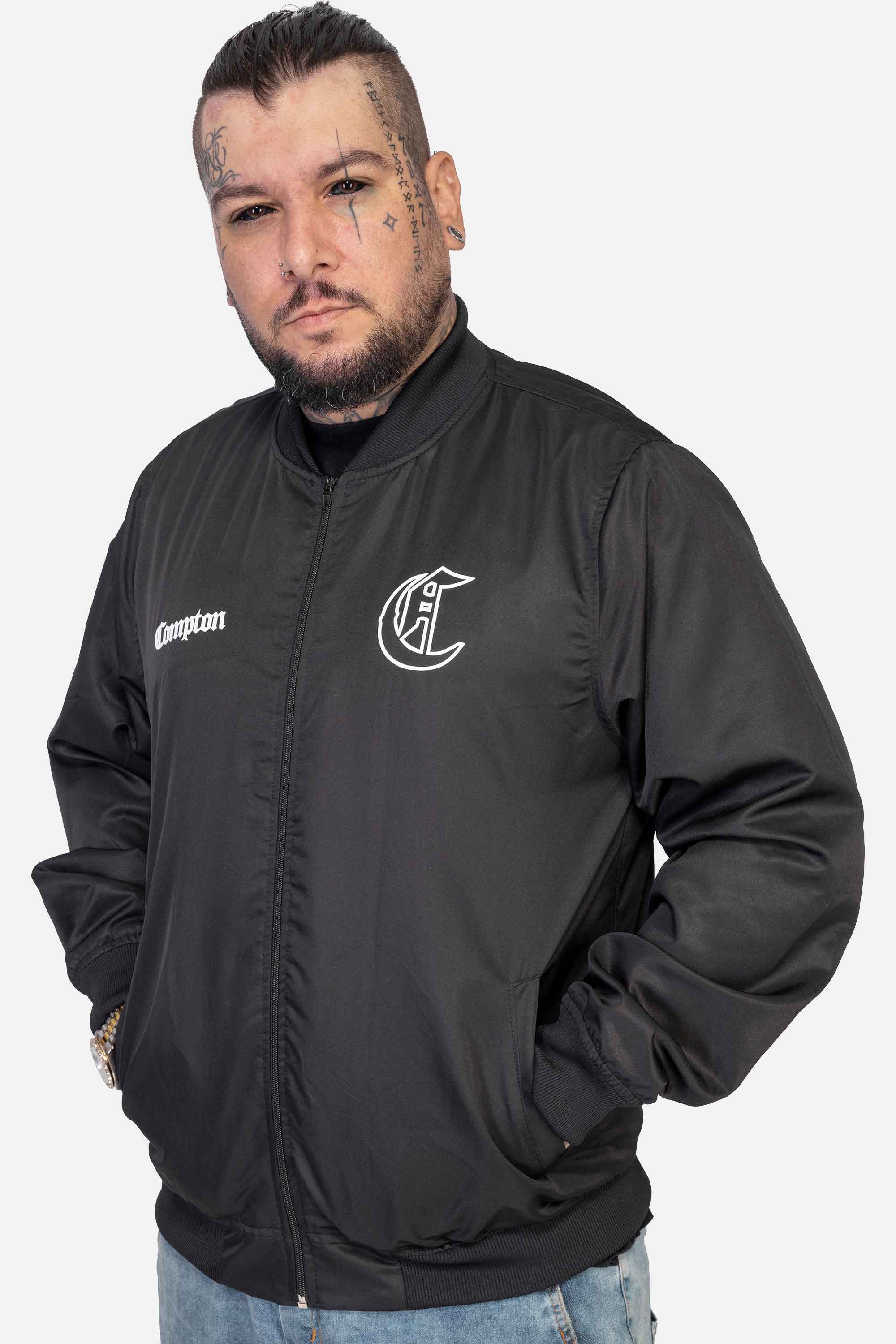 Jaqueta Compton College High Preto