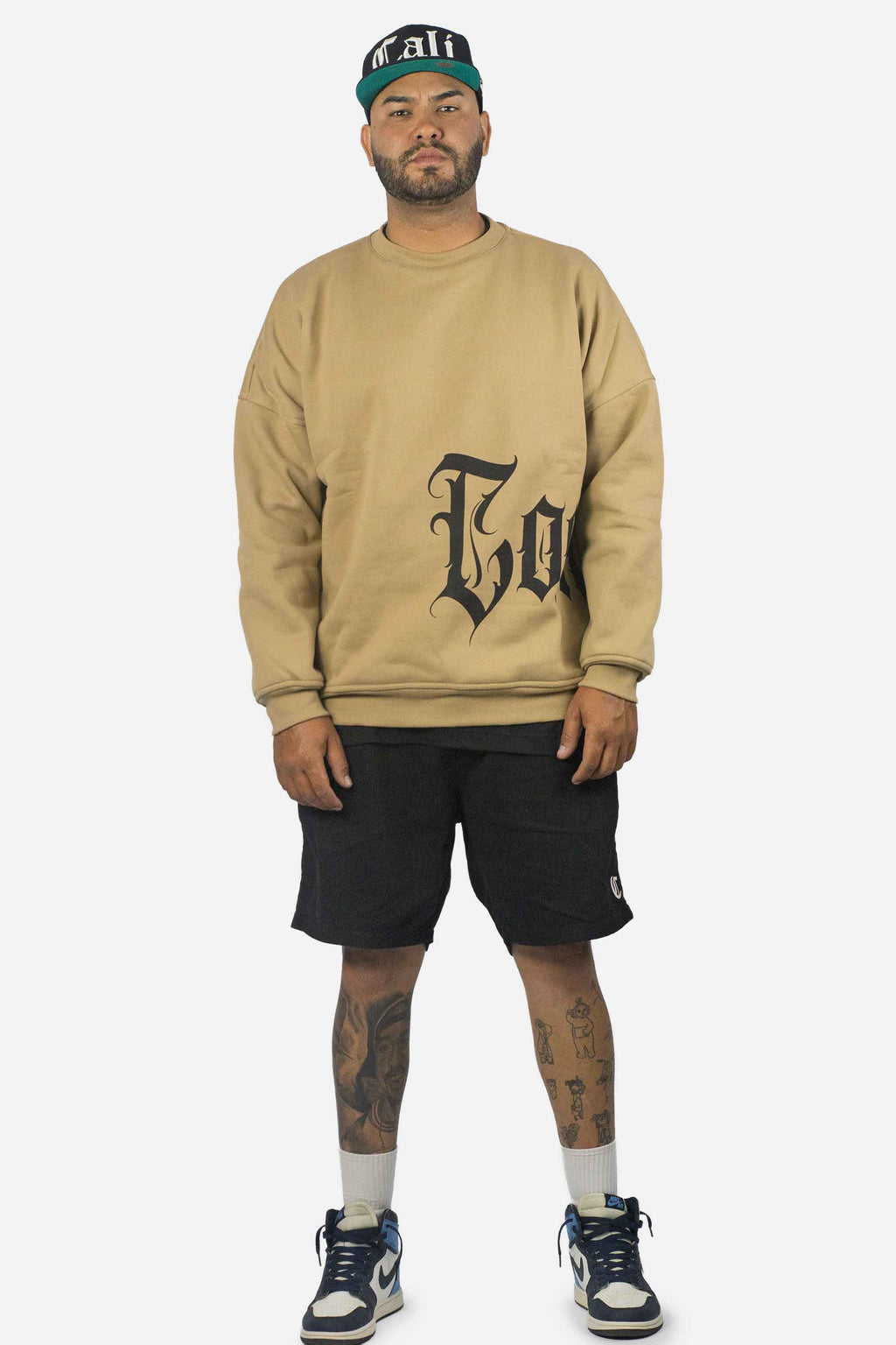 Moletom Compton Careca Morcego Medieval Caqui