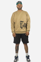 Moletom Compton Careca Morcego Medieval Caqui