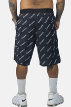 Bermuda Compton Tactel Full Printi Script Preta