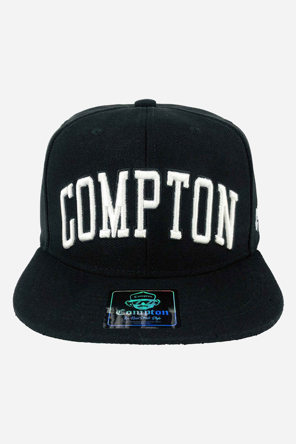 Boné Compton Aba Reta Snapback Urban Preto