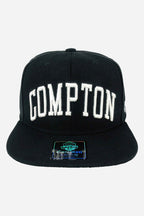 Boné Compton Aba Reta Snapback Urban Preto