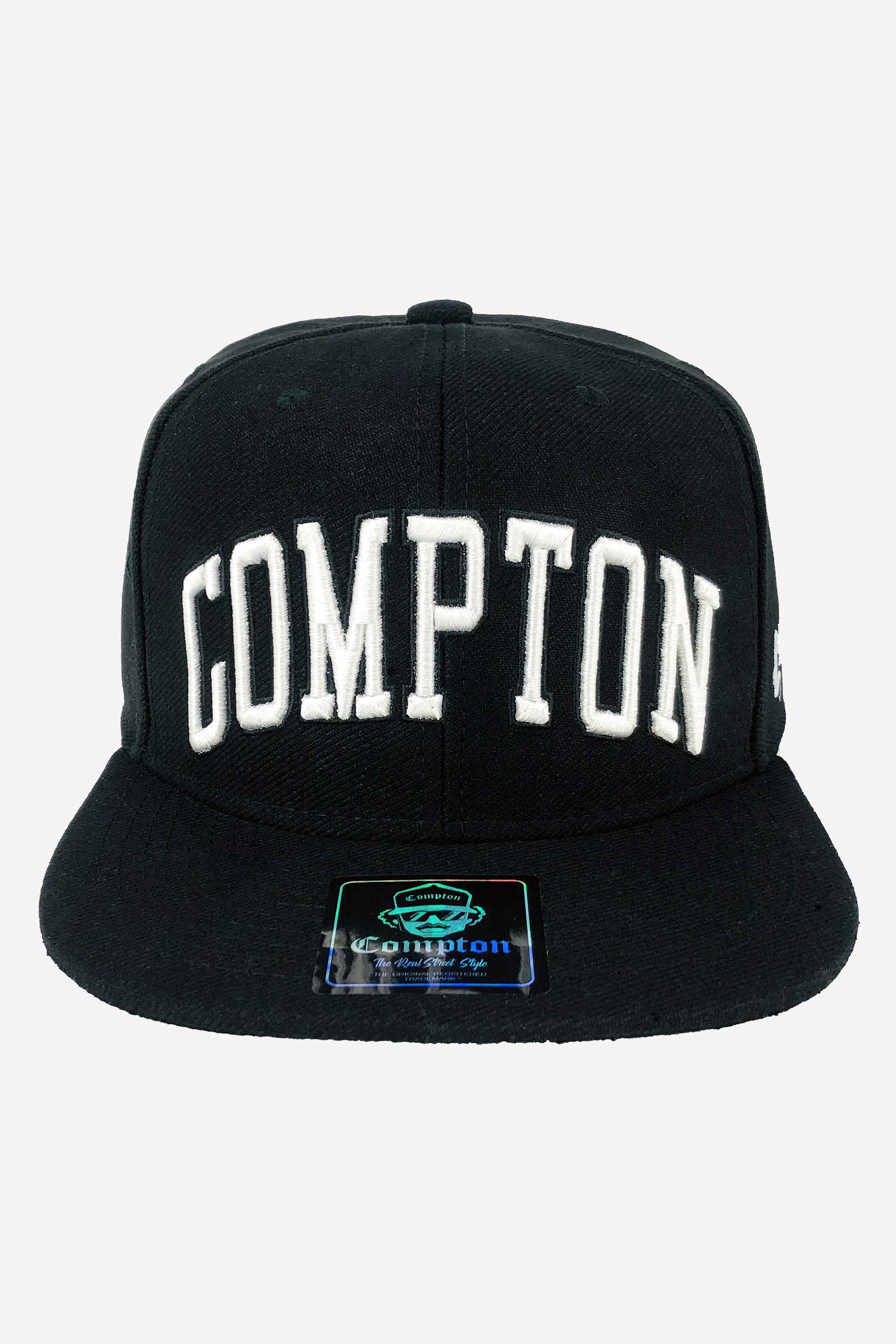 Boné Compton Aba Reta Snapback Urban Preto