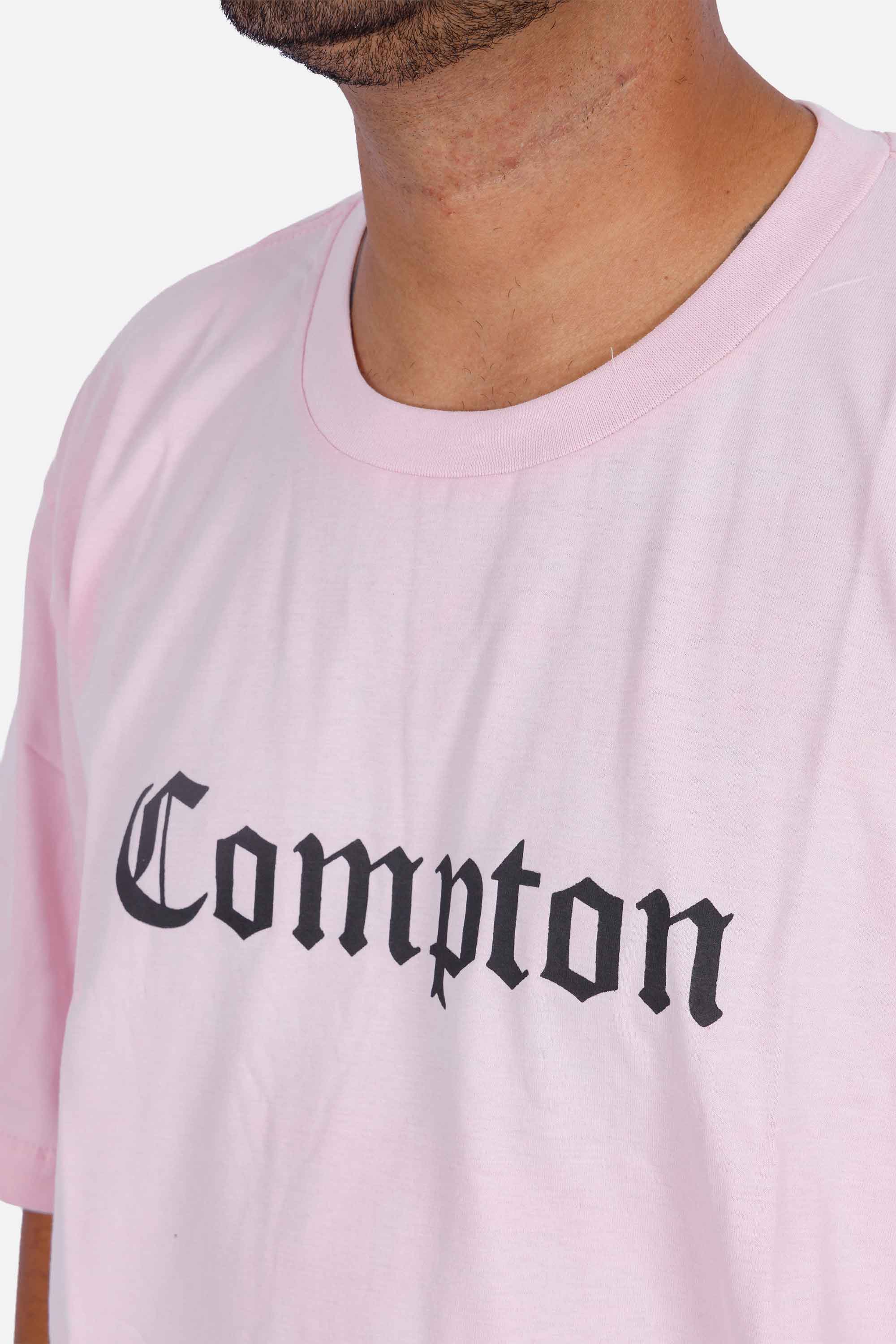 Camiseta Compton Oversized Classic Rosa