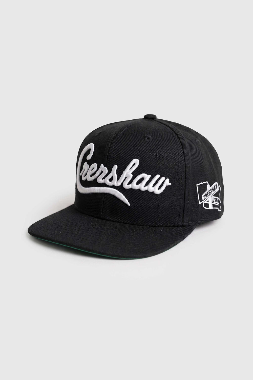 Boné Aba Reta Snapback Crenshaw Logo - Preto
