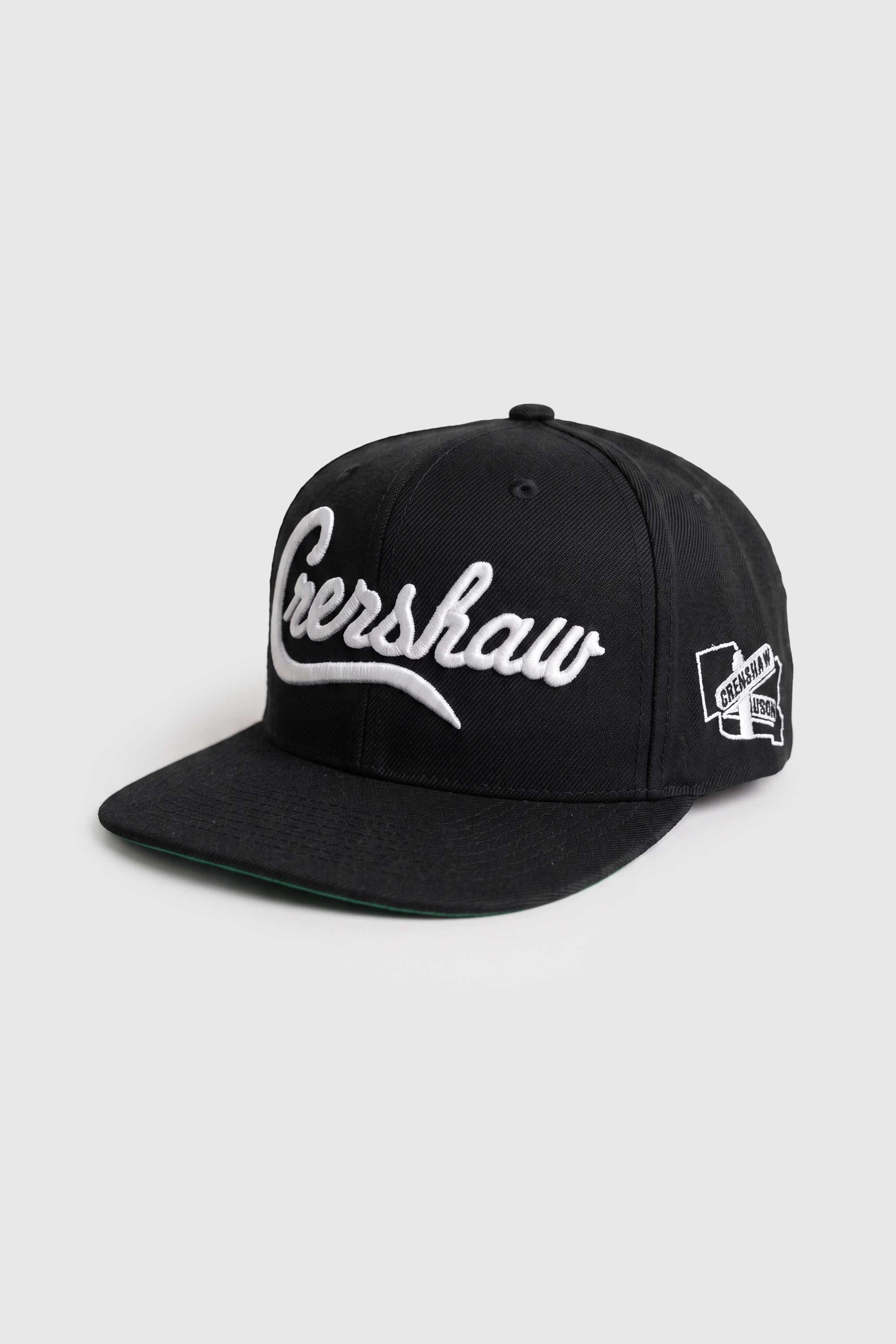 Boné Aba Reta Snapback Crenshaw Logo - Preto