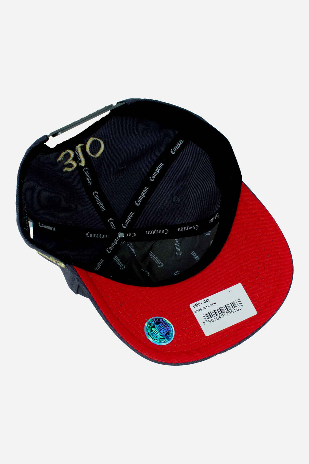 Boné Compton Aba Reta Cali Cinza