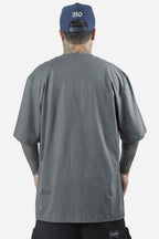 Camiseta Compton Oversized Classic Cinza