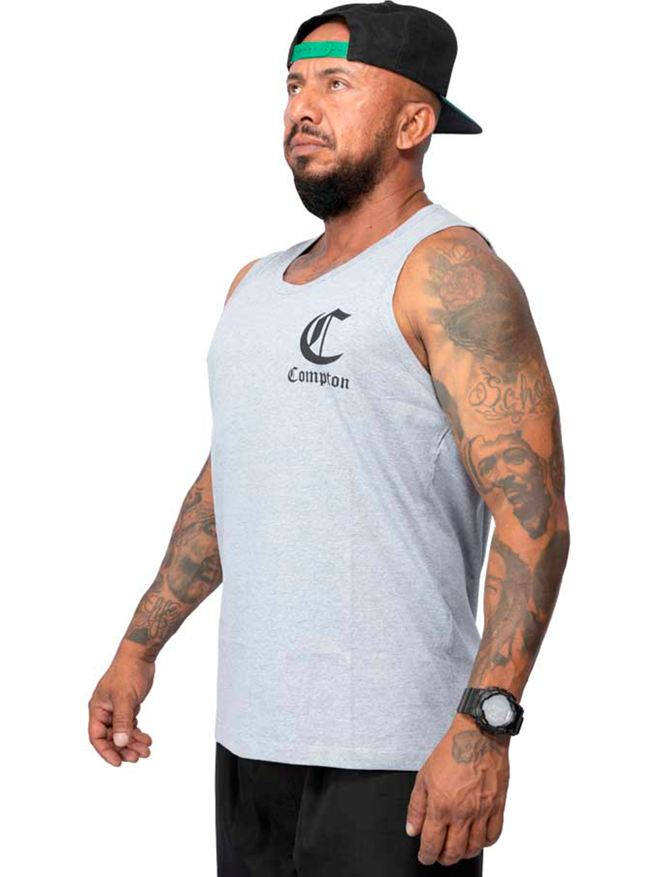 Regata Compton Logo Cinza