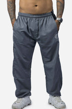 Calça Compton Tactel Faixa Galão Cinza