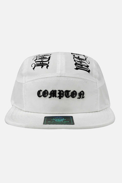 Boné Compton Five Panel Strapback West Side Branco