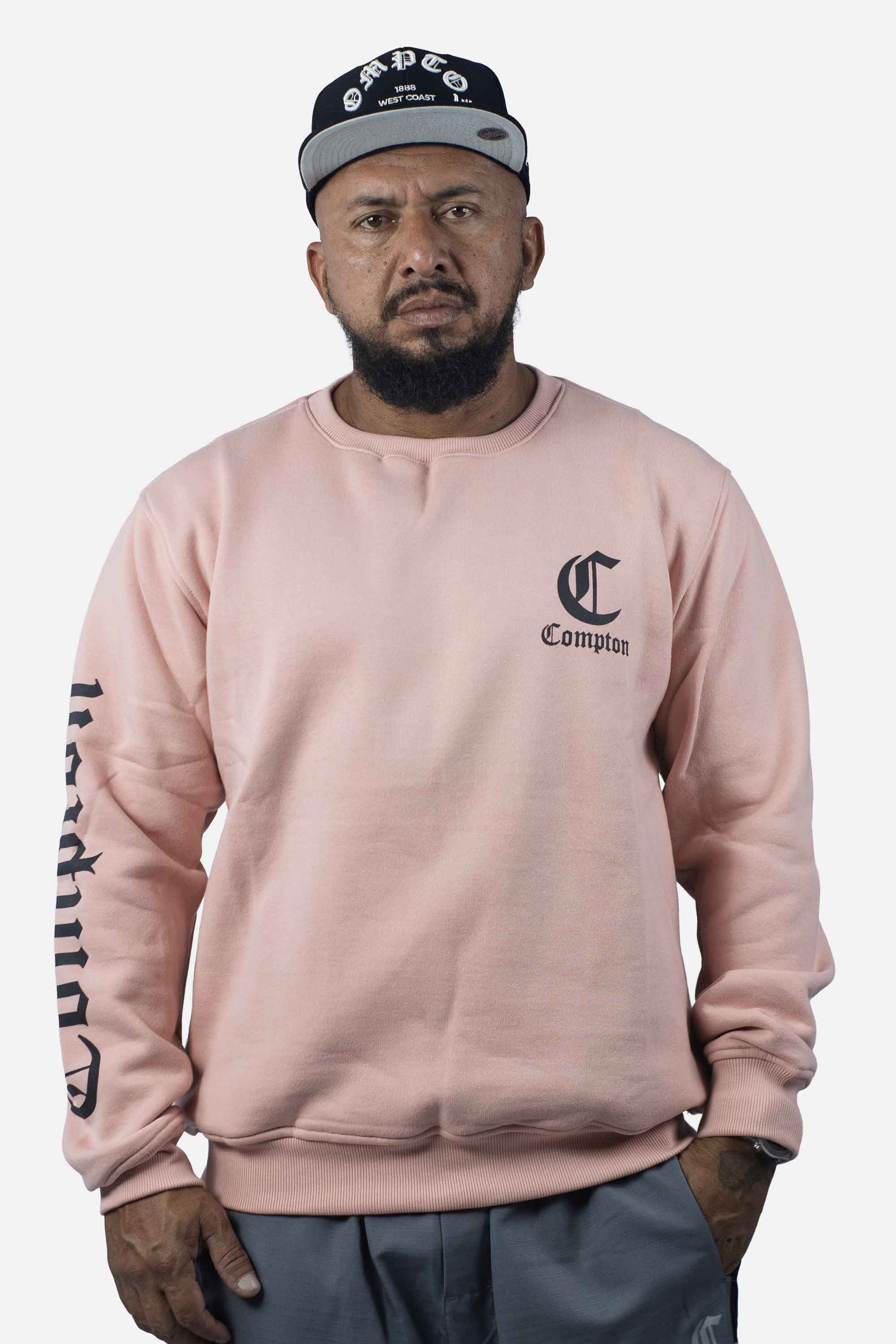 Moletom Compton Careca Logo Nude