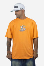 Camiseta Compton Oversized Thug Angel Laranja