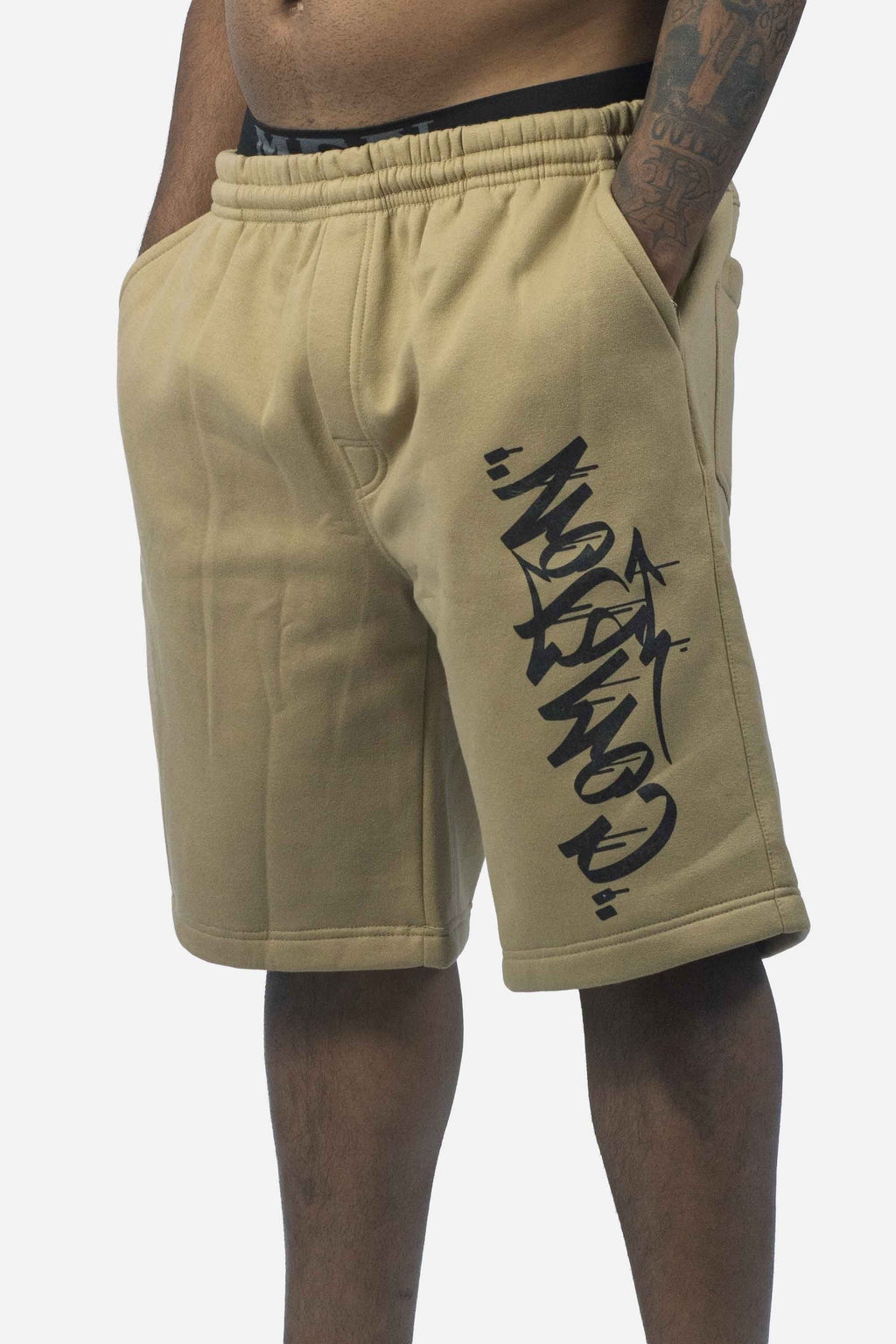 Bermuda Moletom Compton Drop Drained Caqui