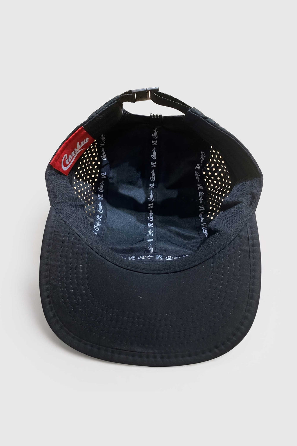 Boné Five Panel Crenshaw Logo Emborrachado Refletivo - Preto