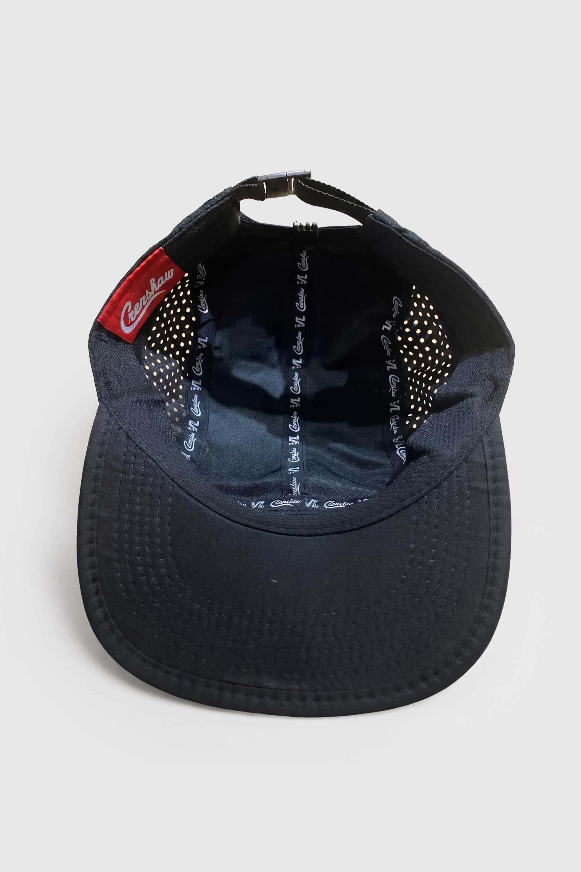 Boné Five Panel Crenshaw Logo Emborrachado Refletivo - Preto
