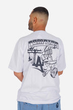 Camiseta Compton Oversized Lowbike Legacy Branco