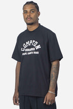 Camiseta Compton Oversized Original Gangsta Brand Preta