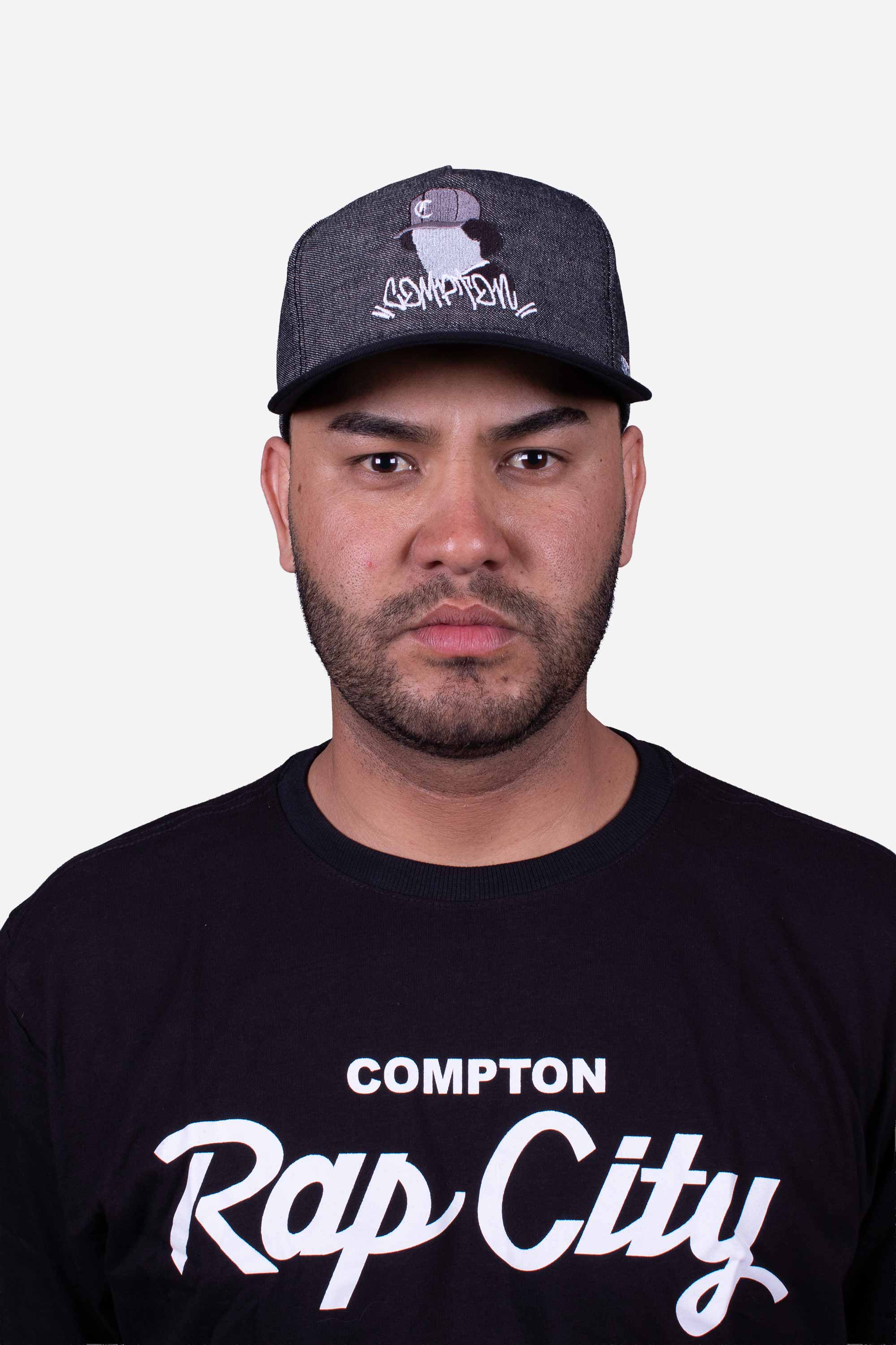 Boné Aba Curva Collab Starter X Compton Eazy-E Face Cinza