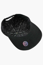 Boné Compton Aba Reta Snapback Logo Corte Laser Preto